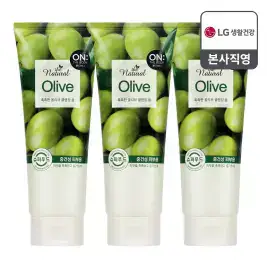 상품 이미지: 온더바디 더내추럴 촉촉 올리브 클렌징폼 200g×3개
