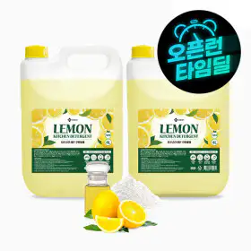 상품 이미지: 지오클린 레몬 주방세제 4L x 2개 대용량 설거지 과일 채소 주방용품
