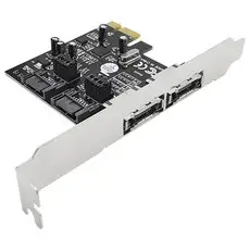 상품 이미지: 랜스타 SATA3 2포트 + ESATA 2포트 PCI-E 카드 데스크탑용 LS-PCIE-2SATA, 1개