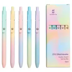 상품 이미지: 리드홈 번지지않는 퀵드라이 간호사 젤펜 5p 0.7mm, 혼합색상, 1세트