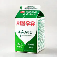 상품 이미지: 서울우유 나100% 우유, 500ml, 1개