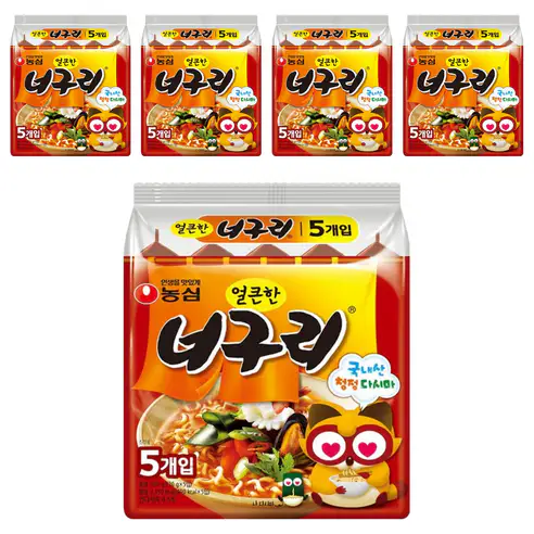 상품 이미지: 농심 얼큰한 너구리 120g, 25개