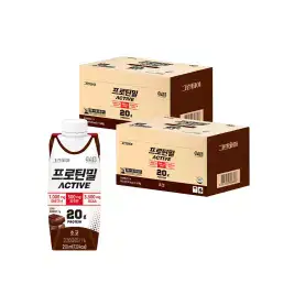 상품 이미지: 정식품 그린비아 프로틴밀 액티브 초코 250ml 36팩