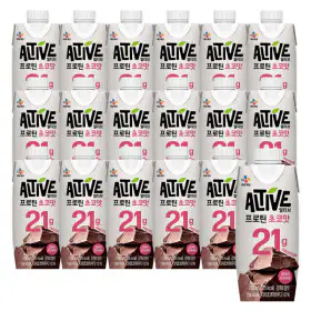 상품 이미지: CJ 얼티브 프로틴 초코 250ml x18입(1박스)