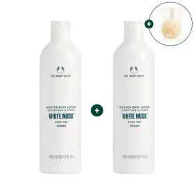 상품 이미지: 더바디샵 화이트 머스크 바디 로션 400ML 1+1 +샤워볼 증정