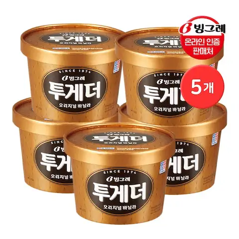 상품 이미지: 투게더 바닐라 오리지널 900ml  5개 / 6개