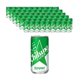 상품 이미지: [T쇼페] 칠성사이다, 210ml, 60개