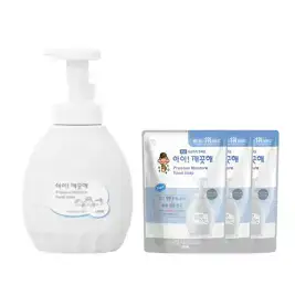 상품 이미지: 아이깨끗해 프리미엄 모이스처 힐링코튼향 450ml, 1개 + 400ml, 3개