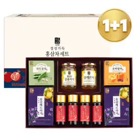 상품 이미지: (1+1) 정성가득 홍삼차세트+선물쇼핑백