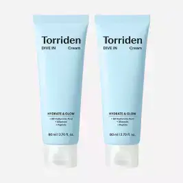 상품 이미지: [SET] [NEW] 다이브인 저분자 히알루론산 크림 80ml X 2개 (+수딩 크림 20ml)