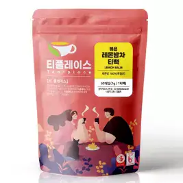 상품 이미지: [심야마트]티플레이스 레몬밤차 삼각티백 레몬밤티 50티백, 허브차,