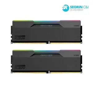 상품 이미지: 서린공식 ESSENCORE KLEVV DDR5-6000 CL28 CRAS V RGB 블랙 패키지 서린 (32GB(16Gx2))