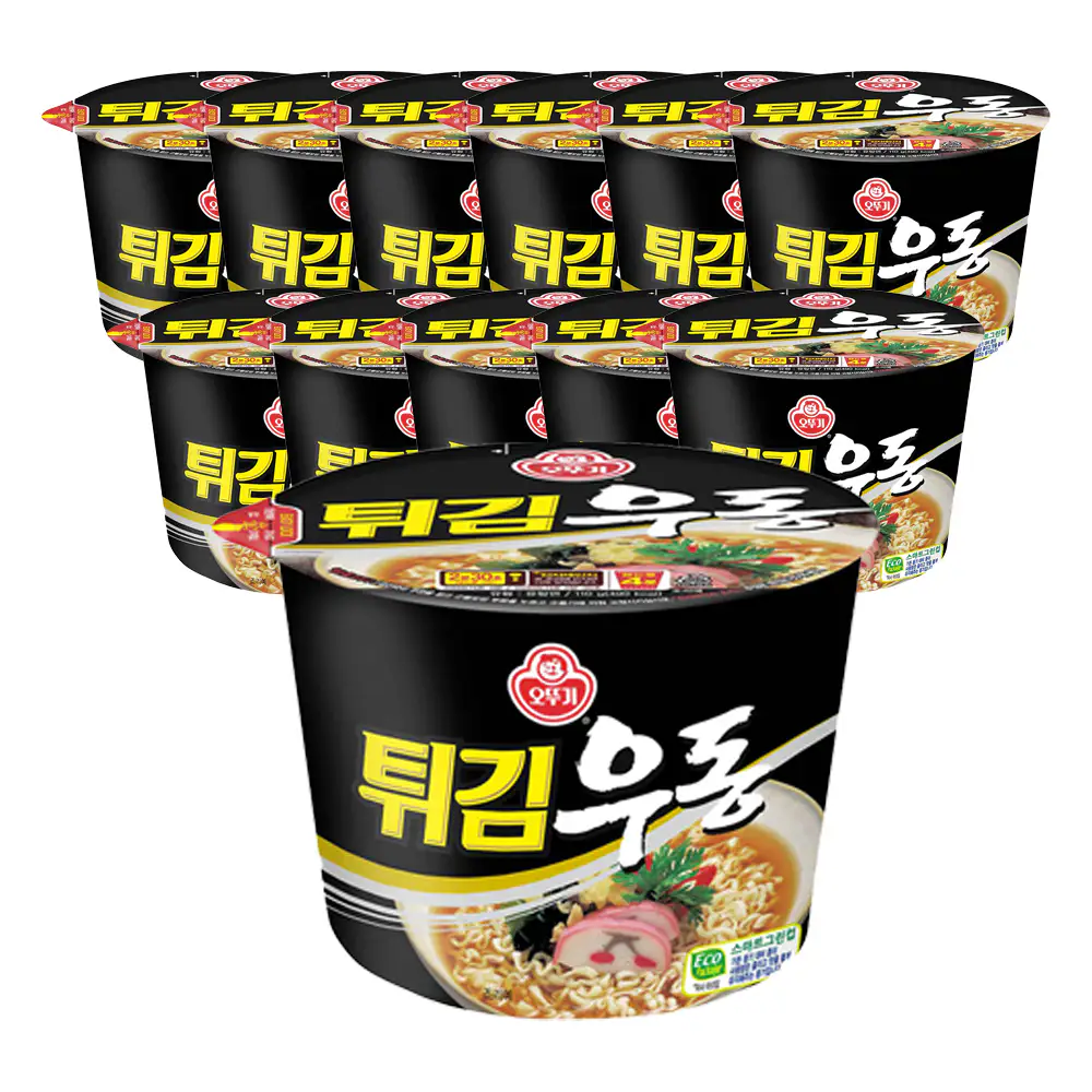 상품 이미지: 오뚜기 튀김우동 큰컵라면 110g, 12개