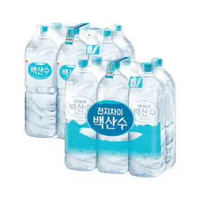 상품 이미지: 백산수 2L 24펫(유라벨/무라벨 랜덤출고) 생수/백산수/농심