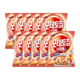 상품 이미지: 농심 포테토칩 엽떡로제맛 55G x10개